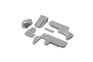 Losi 1/10 22S Sprint Painted Body Panels - Silver