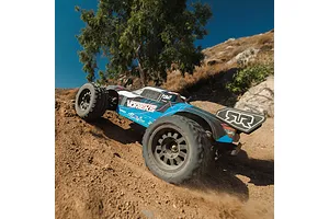 ARRMA Vorteks MEGA 550 RC Stadium Truck Electric 2WD 1/10 Scale RTR - Blue image 152556