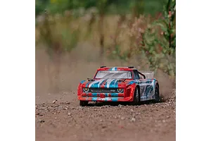 ARRMA Infraction Resto-Mod 4x4 Mega RC Truck Electric 4WD 1/8 Scale RTR - Red/Blue image 152583