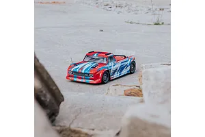 ARRMA Infraction Resto-Mod 4x4 Mega RC Truck Electric 4WD 1/8 Scale RTR - Red/Blue image 152585