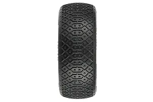 A single Pro-Line 2.2 inch Electron S3 4WD front RC buggy tyre viewed from the tread side against a white background.