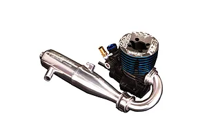 O.S. Engines Speed B21 Adam Drake 4 .21 Buggy Engine with T-2090 Exhaust Pipe