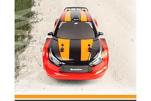 BlackZon Vyper RX Turbo RC Rally Car Electric 4WD 1/16 Scale RTR - Red/Orange image 153061