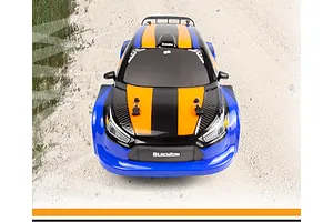 BlackZon Vyper RX Turbo RC Rally Car Electric 4WD 1/16 Scale RTR - Blue/Orange image 153062
