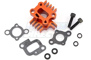 Rovan Orange Aluminium Intake Manifold w/ Heat Sink Set image 15518