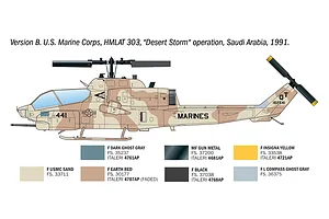 Italeri 1/72 AH-1W Super Cobra Scaled Plastic Model Kit image 4