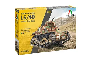 Italeri 1/35 Carro Armato L6/40 Scaled Plastic Model Kit