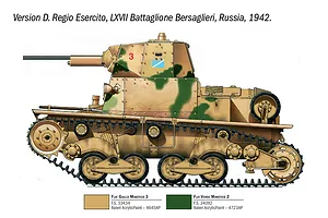Italeri 1/35 Carro Armato L6/40 Scaled Plastic Model Kit image 6