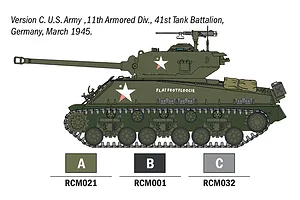 Italeri 1/56 Sherman M4A3E8 Fury Scaled Plastic Model Starter Kit image 3