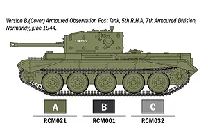 Italeri 1/56 Cromwell Mk.IV Scaled Plastic Model Starter Kit image 3