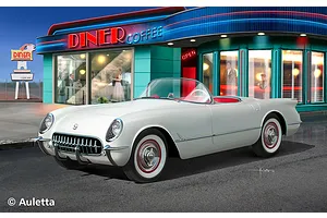 Revell 1/24 1953 Chevrolet Corvette Car Scaled Plastic Model Starter Kit image 2
