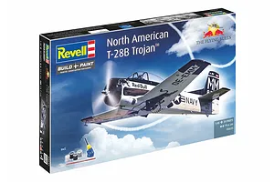 Revell 1/48 Flying Bulls T-28B Trojan Scaled Plastic Model Starter Kit