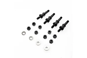 Losi Steel Shock Mount Set 4Pcs - Black