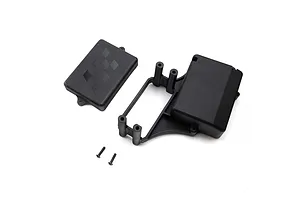 Losi Servo Mount and Receiver Box Set - Black