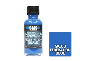 Scale Modellers Supply SMS Mecha Federation Blue 30ml