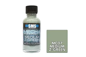 Scale Modellers Supply SMS Mecha Medium Z-Green 30ml