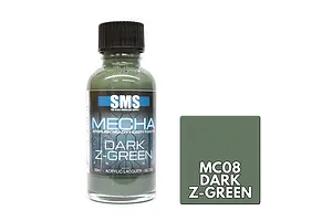 Scale Modellers Supply SMS Mecha Dark Z-Green 30ml