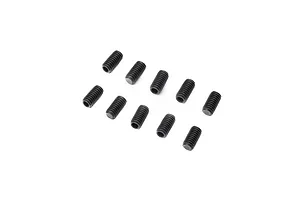 Losi 4x8mm Fine Thread Cup Point Grub Screws 10Pcs
