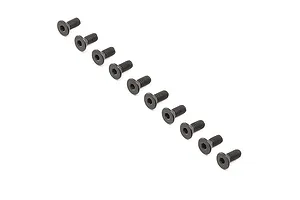 Losi 4x10mm Fine Thread Countersunk Head Screws 10Pcs