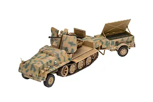 Revell 1/72 sWS with Flak43 and Sd.Ah58 Ammo Trailer Scaled Plastic Model Starter Kit image 3