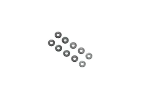 Losi Steel 3.2x7.0x0.5mm Washers 10Pcs - Silver