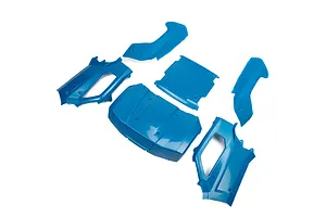 Losi Complete Body Panel Set - Metallic Blue