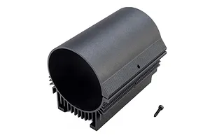 Spektrum Aluminium 70120 Motor Heat Sink with Dual 40x40mm Fans - Black