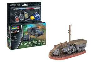 Revell 1/76 Krupp Protze KFZ 69 with 3.7cm Pak Scaled Plastic Model Starter Kit