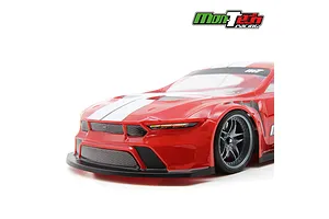 MonTech 1/10 Mustang GT3 GT Unpainted Body Shell - Clear image 3