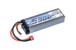 LRP Antix 7.4V 5900mAh 50C 2S Hard Case LiPo Battery