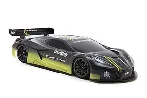 MonTech 1/10 190mm C-Z06 GT3 Unpainted Body Shell - Clear