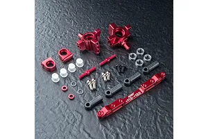 MST Aluminium Rear Hub Set - Red