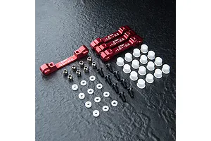 MST Aluminium Suspension Arm Mount Set - Red