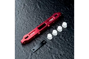 MST Aluminium Adjustable (+11.5-13.0) Lower Suspension Arm Mount Set - Red