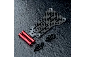 MST Carbon Lightweight Rear Link Plate Set - Red