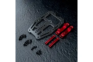 MST Carbon Lightweight Front Head/Suspension Arm Mount - Red