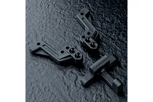 MST Rear Shock Mount &amp; Gearbox Connector Set - Black