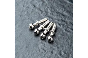 MST 4.8x8mm Ball Studs 4Pcs - Silver