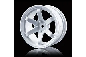 MST 1.9" TE37 (+5mm Offset) High Traction Rims 2Pcs - White