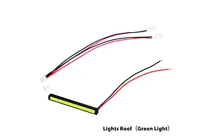 GPM Roof LED Light Bar - Green