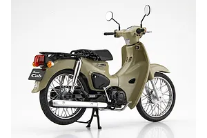 Fujimi 1/12 Honda Super Cub110 Street Scaled Plastic Snap Fit Model Kit - Harvest Beige image 2