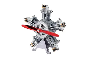 Teching DM116 5 Cylinder Radial Engine Scaled Metal Model Kit