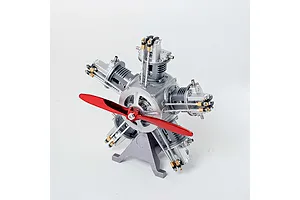 Teching DM116 5 Cylinder Radial Engine Scaled Metal Model Kit image 2