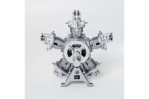 Teching DM116 5 Cylinder Radial Engine Scaled Metal Model Kit image 5