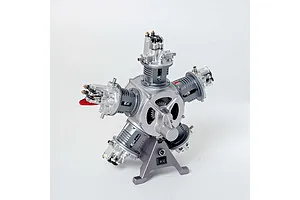 Teching DM116 5 Cylinder Radial Engine Scaled Metal Model Kit image 6