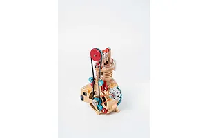 Teching DM117 Single Cylinder Engine Scaled Metal Model Kit