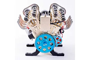 Teching DM118 V8 Engine Scaled Metal Model Kit image 3
