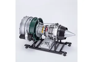 Teching 1/10 DM119 Turbofan Engine Scaled Metal Model Kit image 2