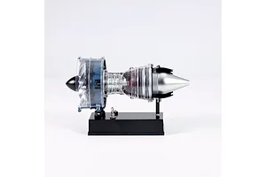 Teching 1/20 DM122 Mini Turbofan Engine Scaled Metal Model Kit