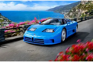 Revell 1/24 Bugatti EB 110 Plastic Model Kit image 2